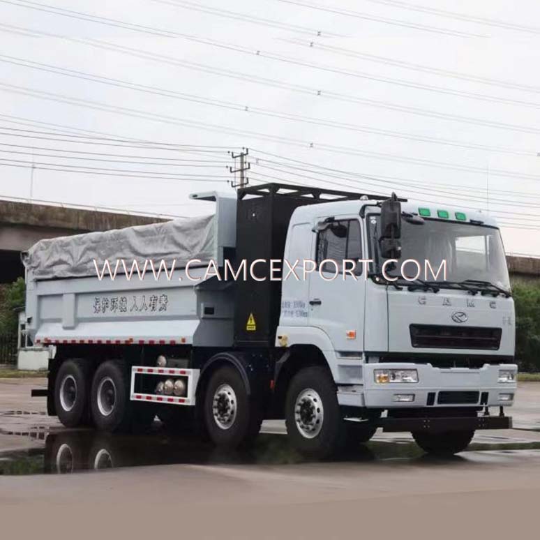 CAMC 8 × 4 new energy electric dump truck Xe ben chạy điện năng lượng mới CAMC 8×4