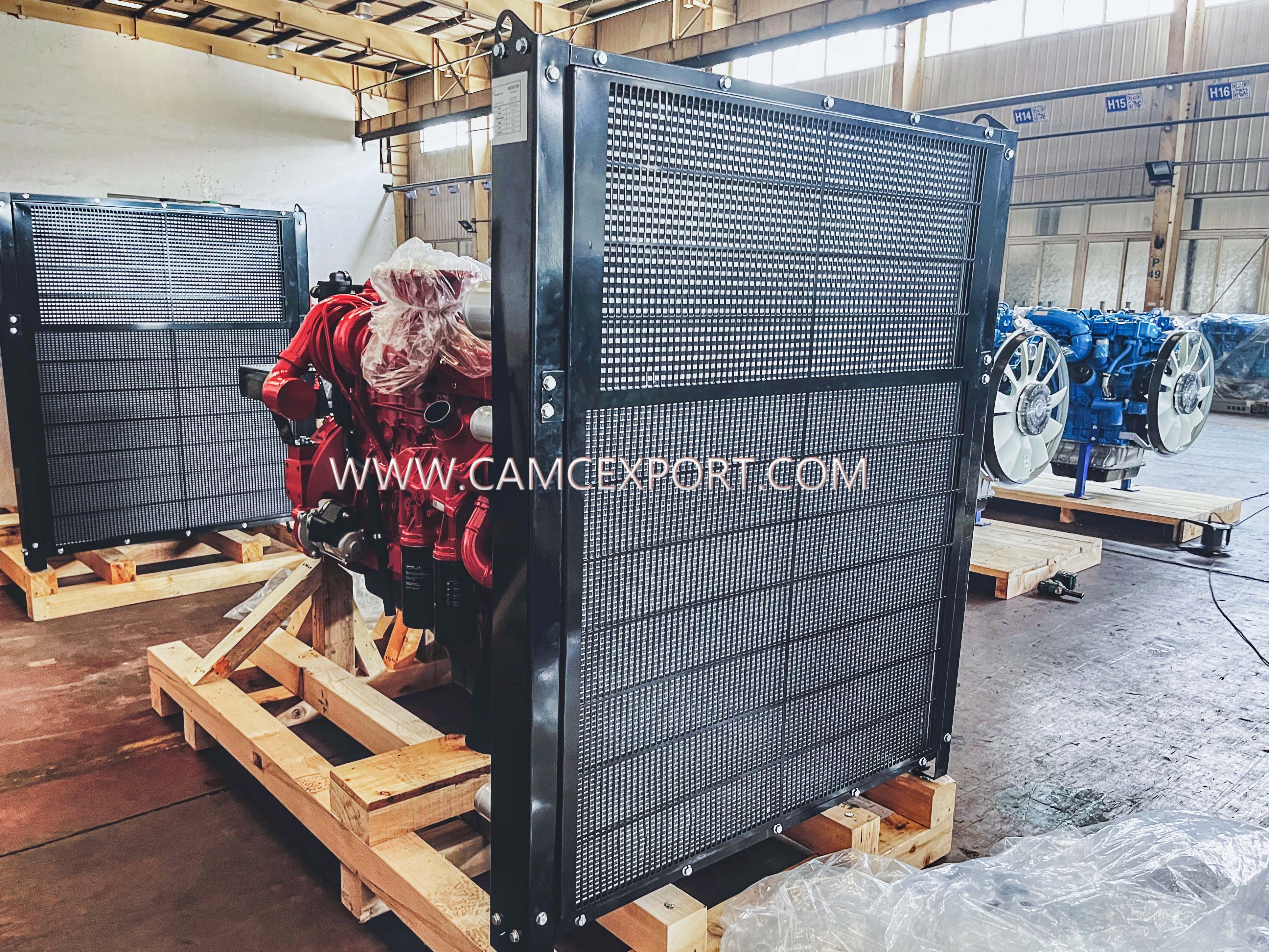 Diesel generator set packaged for loading Bộ máy phát điện diesel được đóng gói để tải