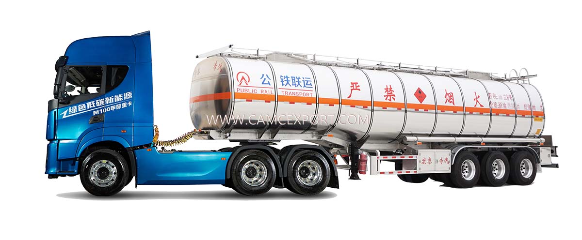 M5 Methanol Tractor Truck Xe đầu kéo metanol M5