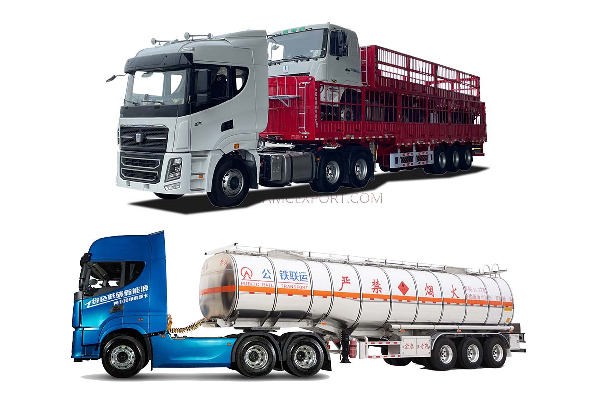 G2M Methanol Tractor Truck2 Xe đầu kéo dùng metanol G2M2