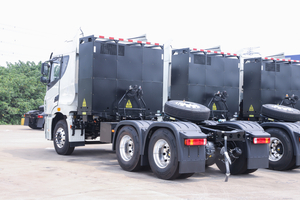 Sạc nhanh Dễ dàng lái xe Lái xe tải đầu kéo điện 6x4 EV năng lượng mới