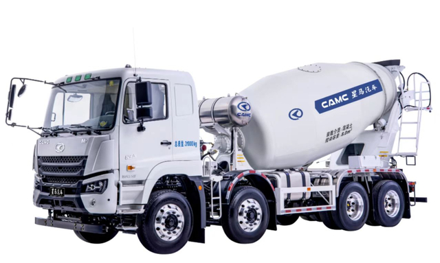 Xe trộn bê tông thể tích tự bê tông cho đường bộ