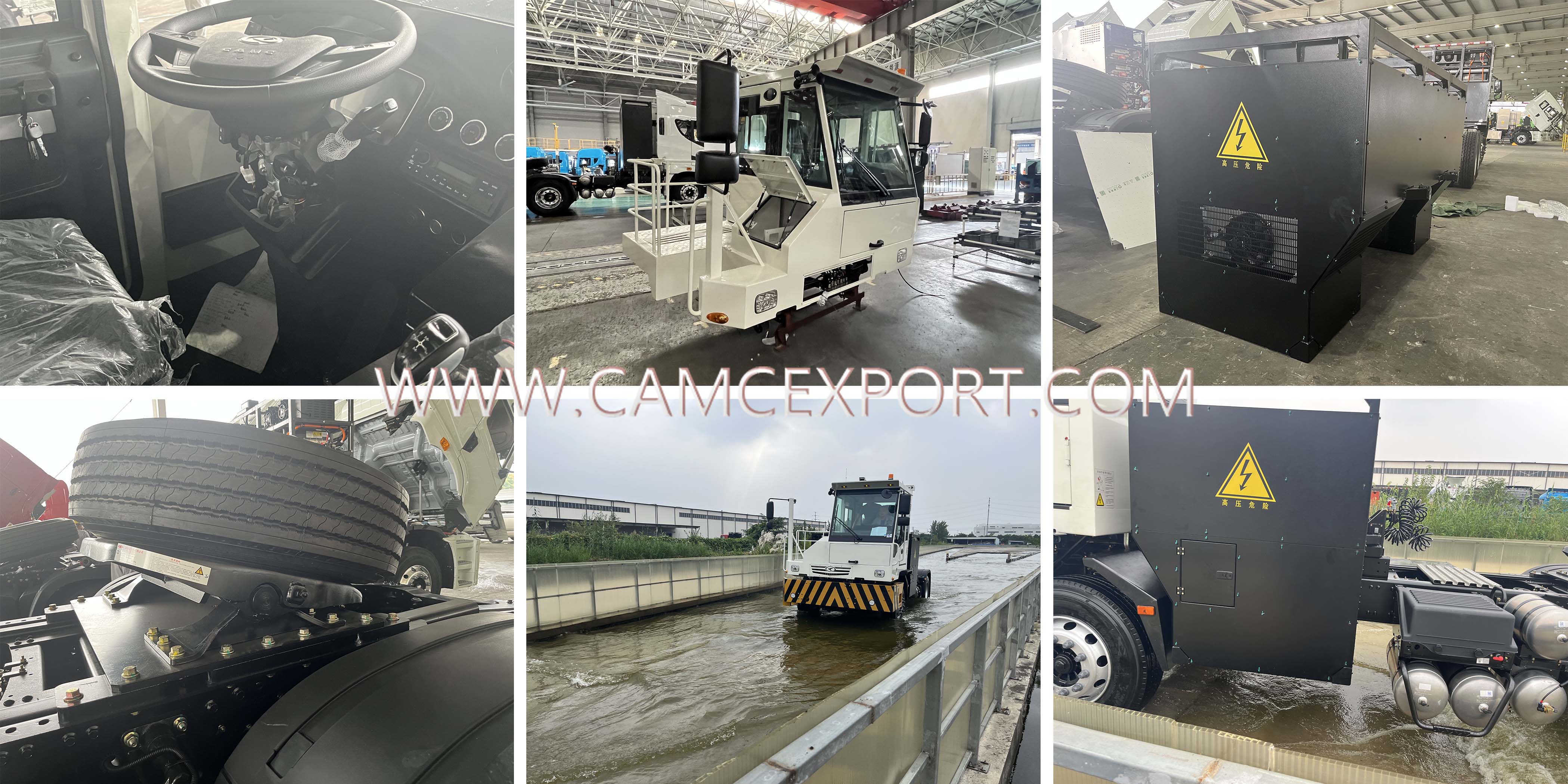 Nội thất của m&aacute;y k&eacute;o bến CAMC