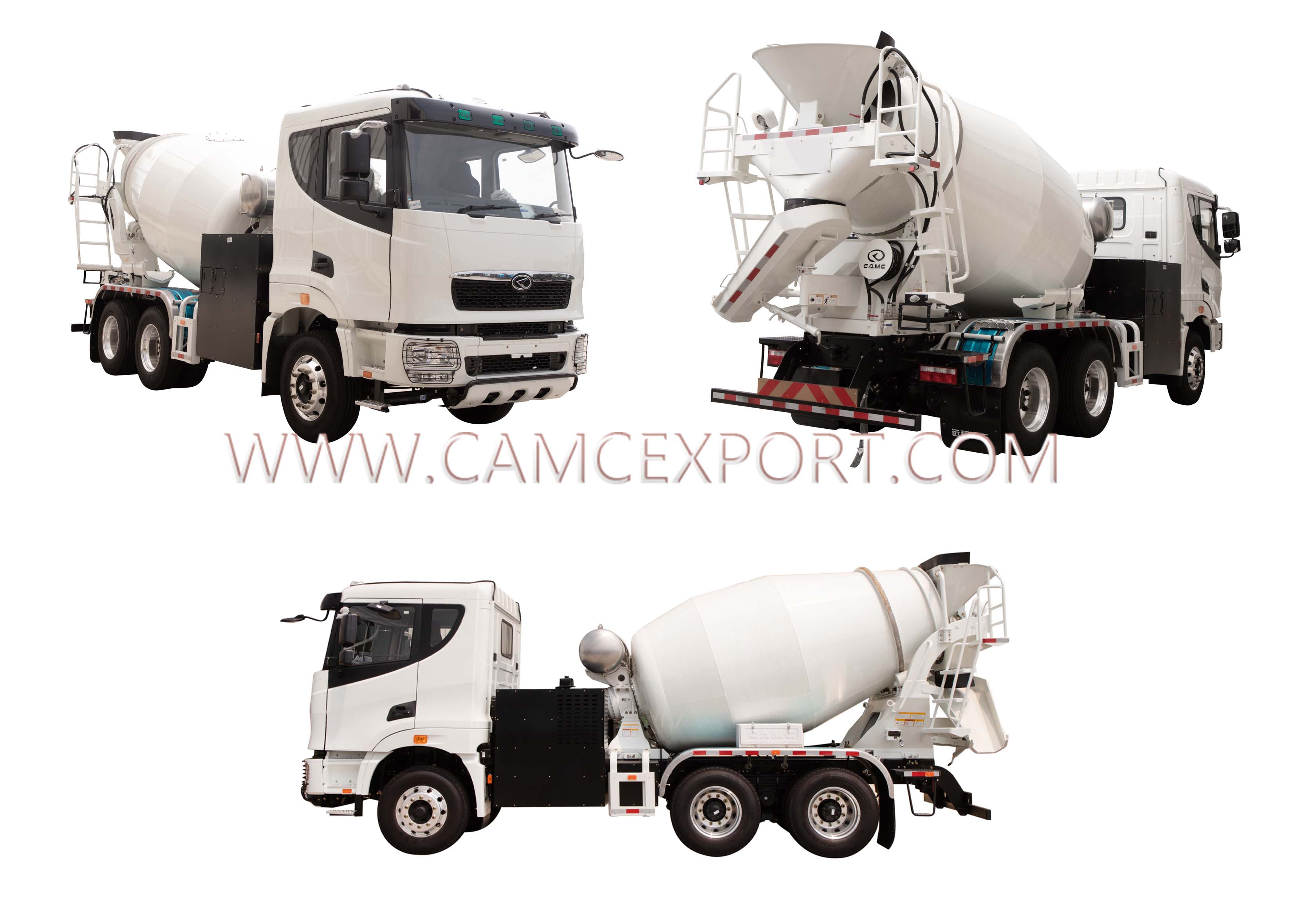 Xe trộn điện CAMC 6X4
